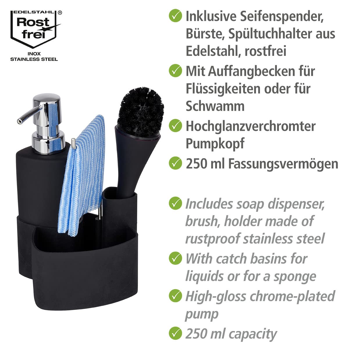 wenko-empire-sp-l-set-4-in-1-keramik-schwarz-250-ml image 2