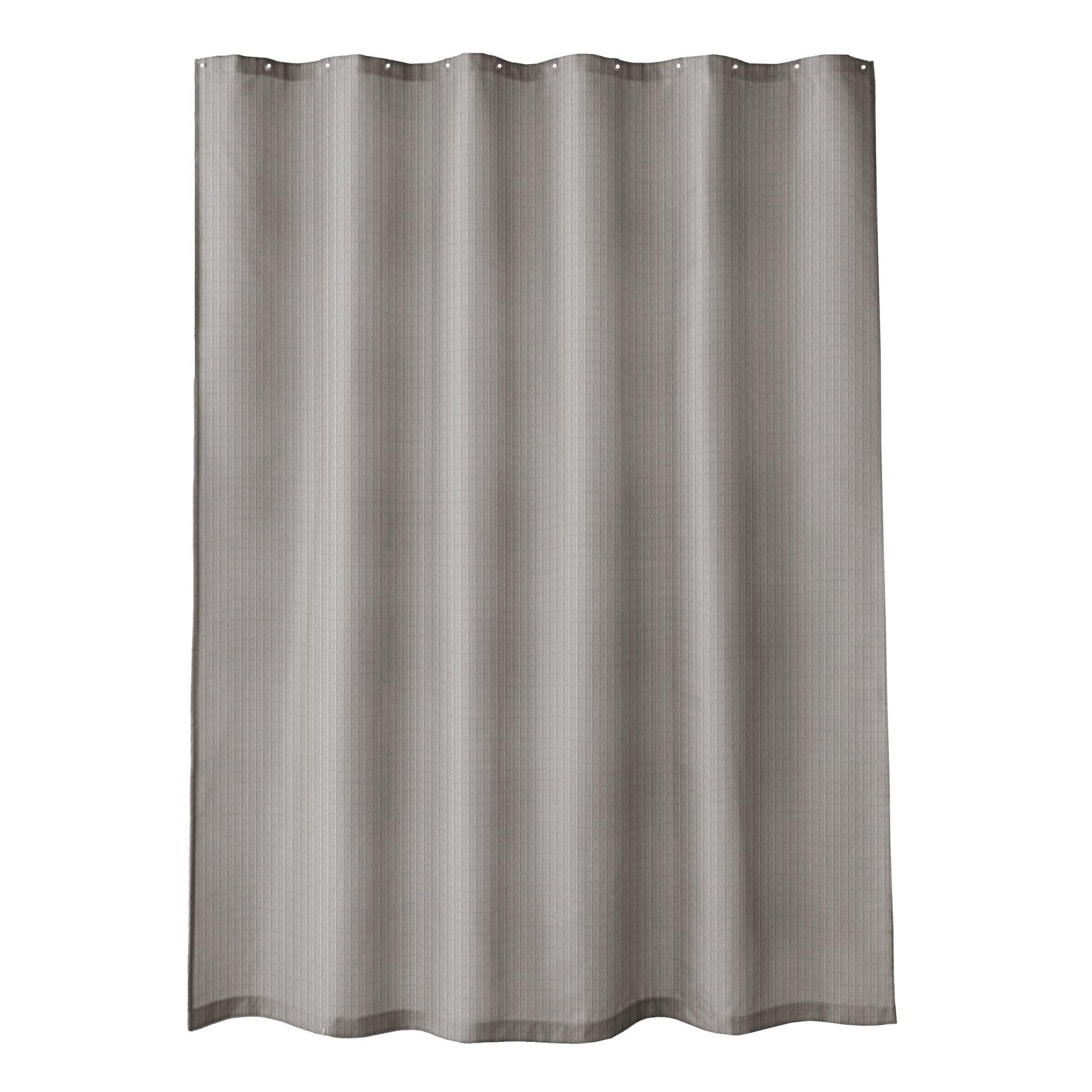 kleine-wolke-griglia-duschvorhang-textil-platin-180x200-cm image 1