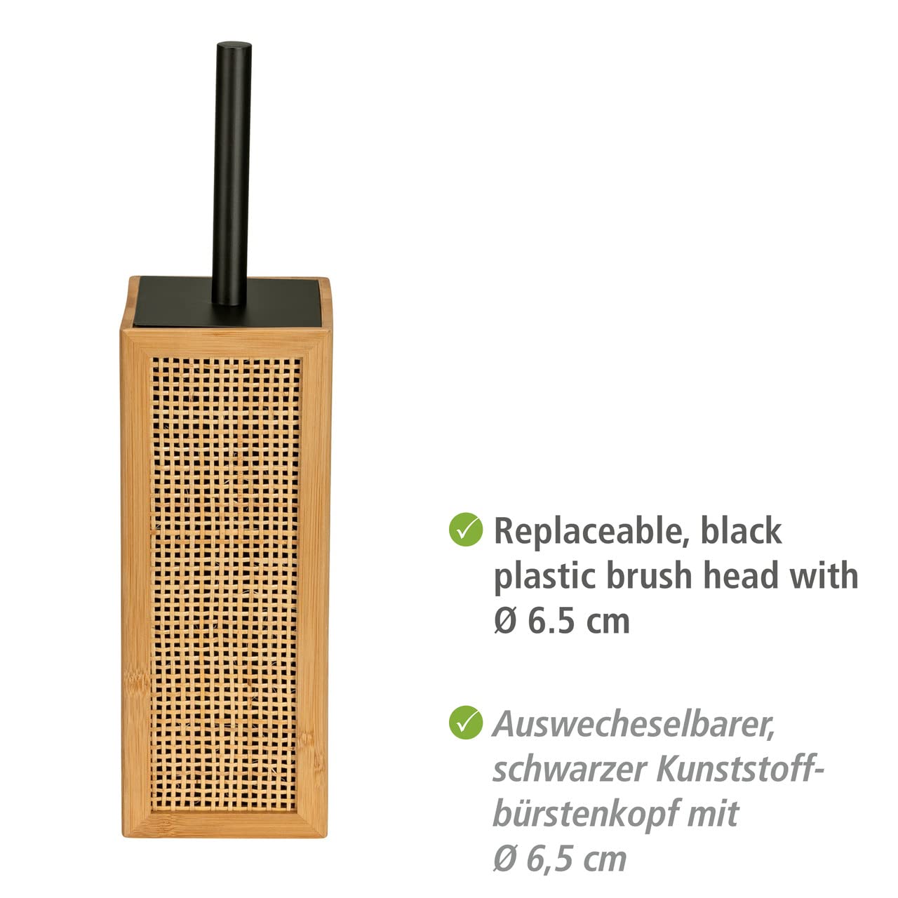 wenko-wc-garnitur-allegre-toilettenb-rstenhalter-bambus-rattan-9-5-x-36-5-x-9-5- image 3