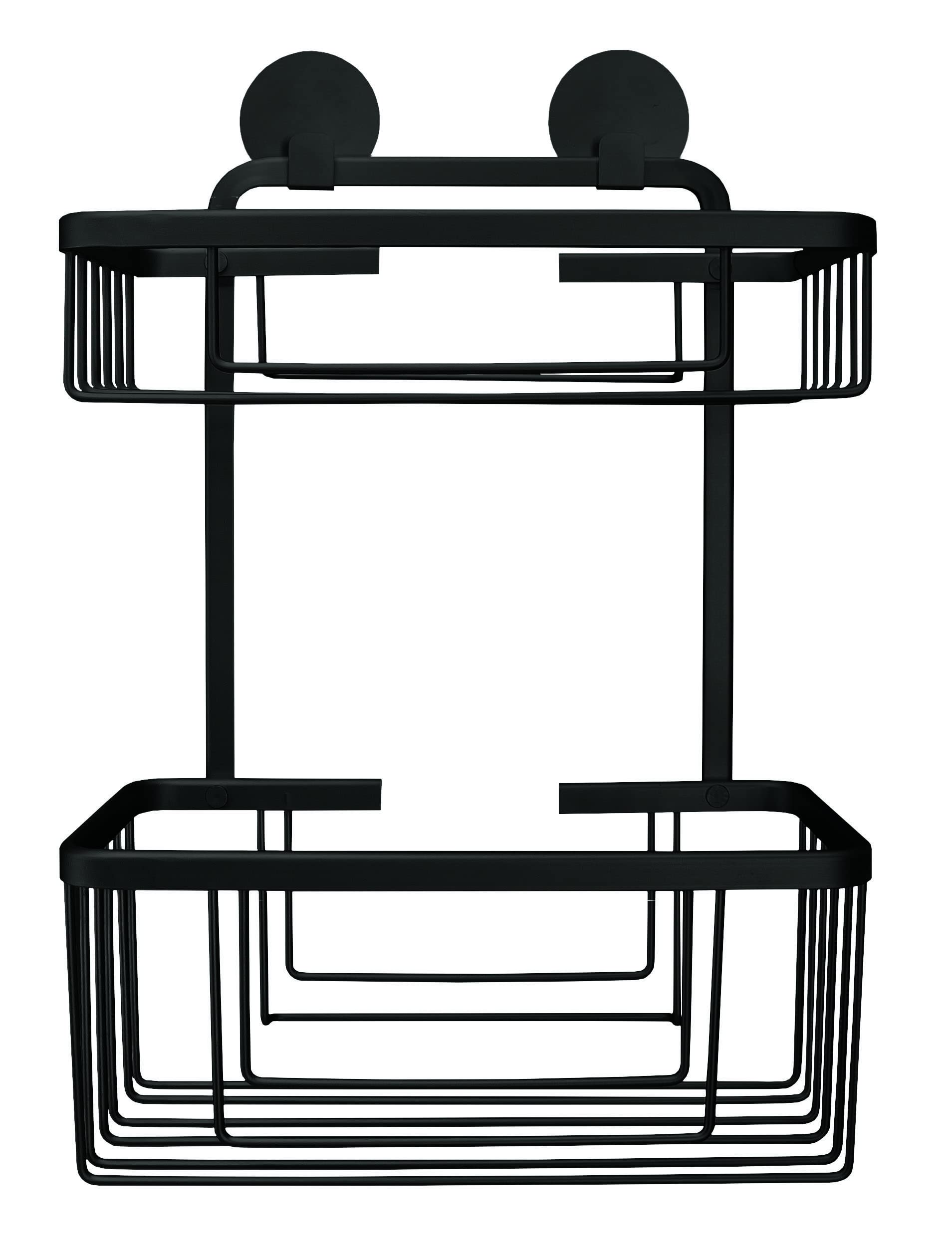 kleine-wolke-rocco-doppelkorb-rechteckig-wandkorb-aus-aluminium-in-schwarz image 3