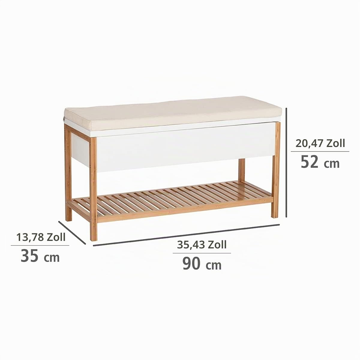 wenko-finja-schuhbank-mit-staufach-und-sitzpolster-bambus-90-x-52-x-35-cm image 3