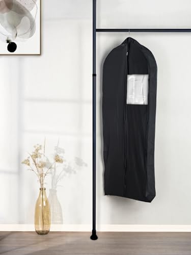 wenko-kleidersack-deep-black-jumbo-xxl-60-x-135-x-12-cm-schwarz image 5