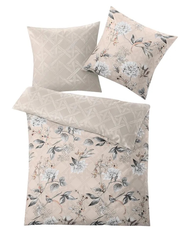 kleine-wolke-bettw-sche-satin-kessia-taupe-135-x-200-cm-80-x-80-cm image 1