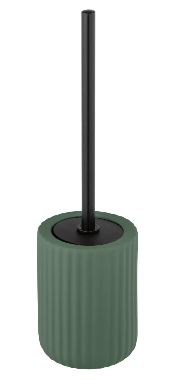 wenko-wc-garnitur-belluno-keramik-toilettenb-rstenhalter-11-5-x-42-cm-gr-n-schwa image 1