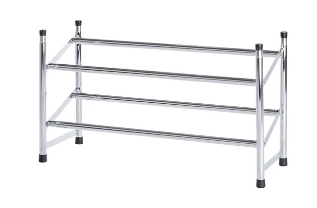 wenko-schuhregal-ausziehbar-f-r-10-paar-stapelbar-chrom-62-115-x-35-x-23-cm image 1