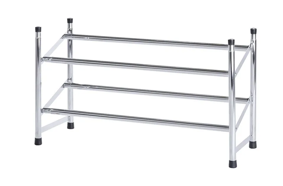 wenko-schuhregal-ausziehbar-f-r-10-paar-stapelbar-chrom-62-115-x-35-x-23-cm image 1