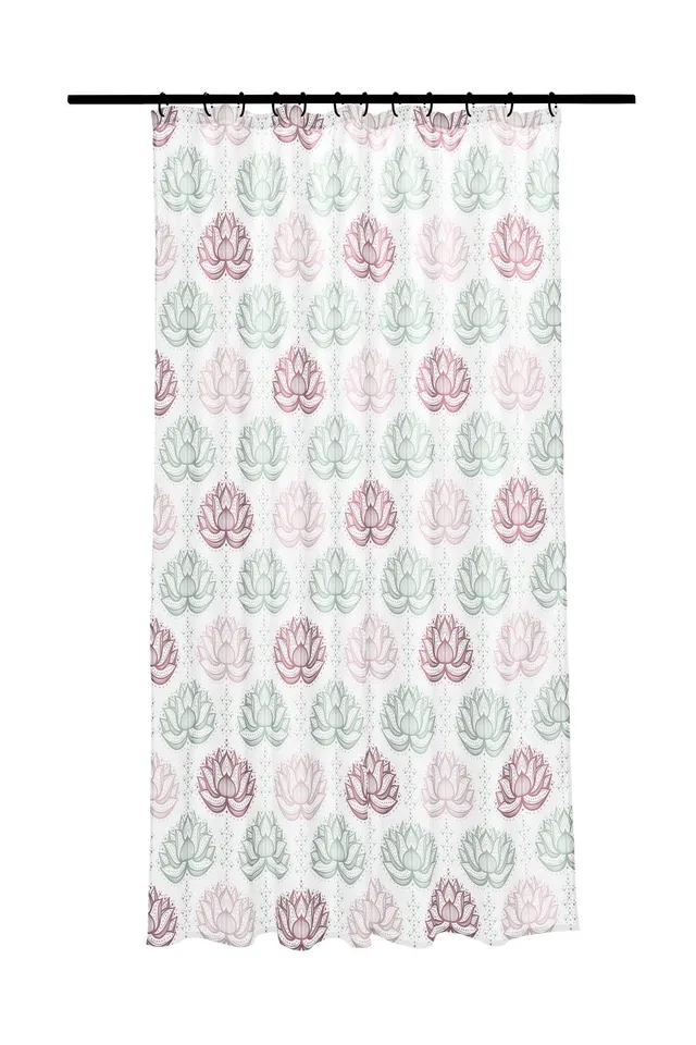 kleine-wolke-duschvorhang-textil-lotus-multicolor-180-x-200-cm image 1