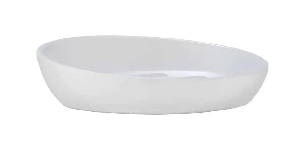 wenko-seifenablage-badi-wei-seifenschale-keramik-matt-11-5-x-3-cm image 1