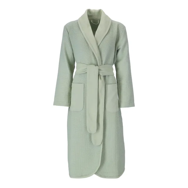vossen-damen-bademantel-catania-sea-lavender-xs-waffelpiqu image 1