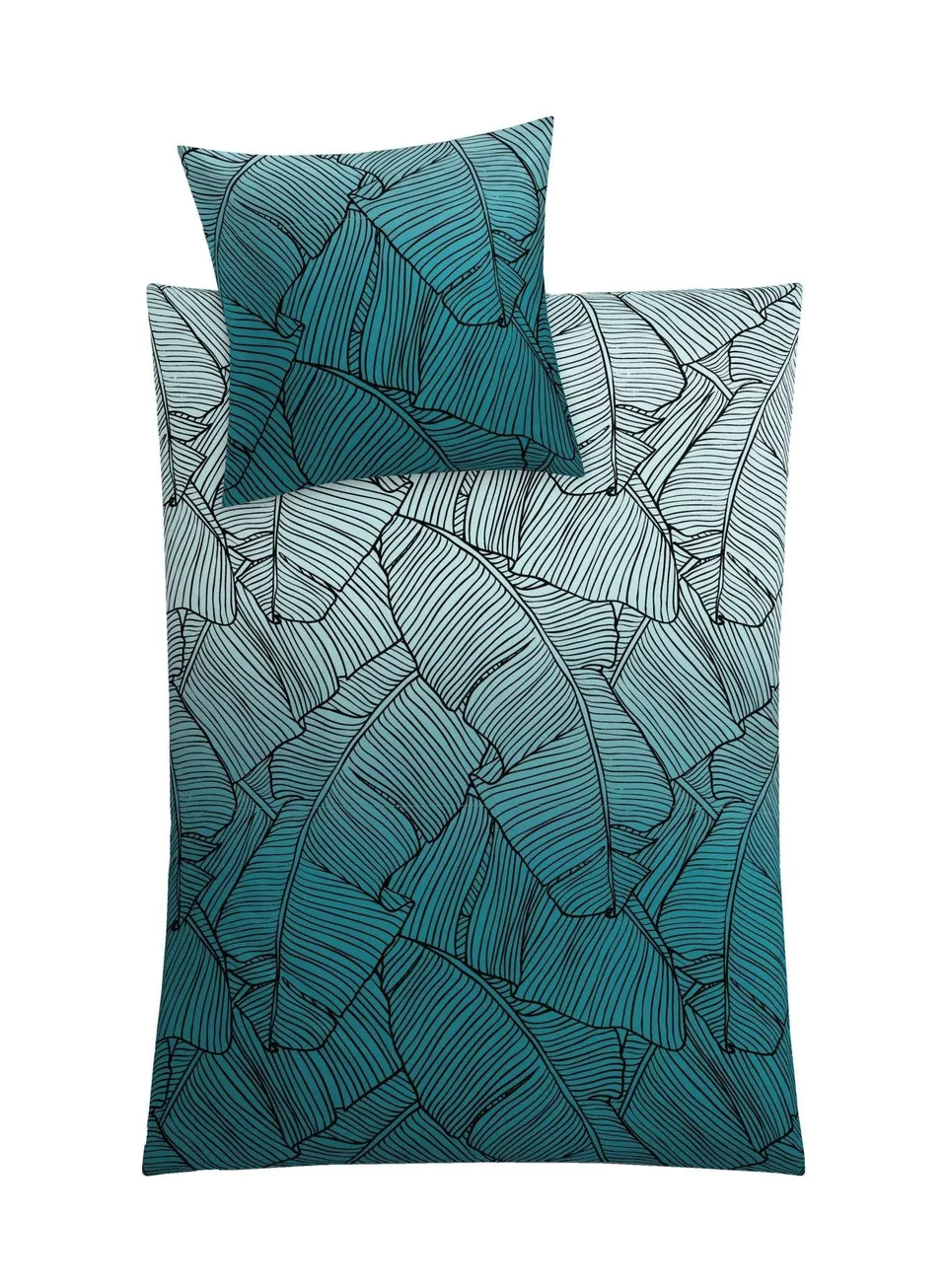 kleine-wolke-bettw-sche-vero-mako-satin-135-x-200-80-x-80-cm-petrol image 1