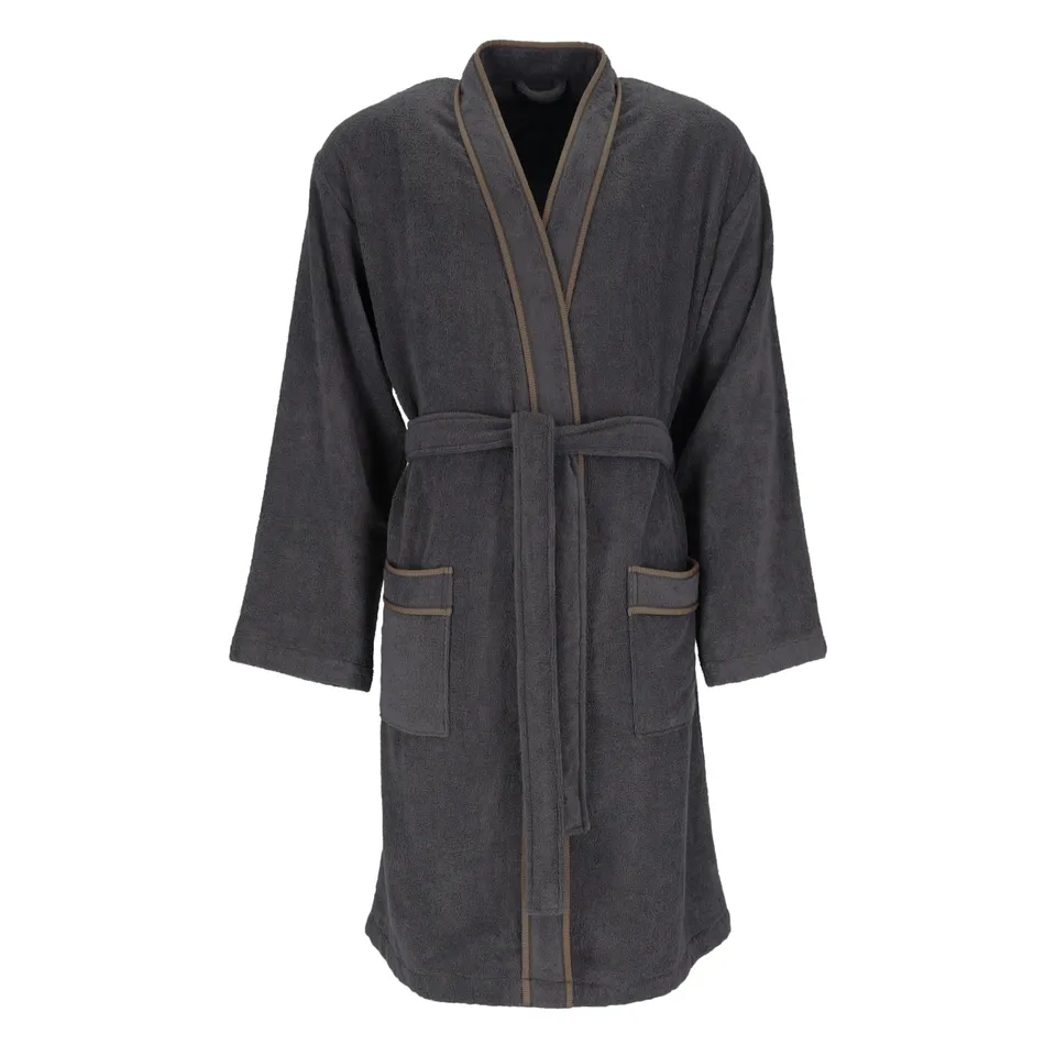 vossen-jack-herren-bademantel-graphit-l image 1