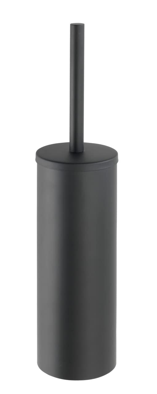wenko-bosio-wc-garnitur-geschlossen-edelstahl-wandmontage-schwarz-matt image 1