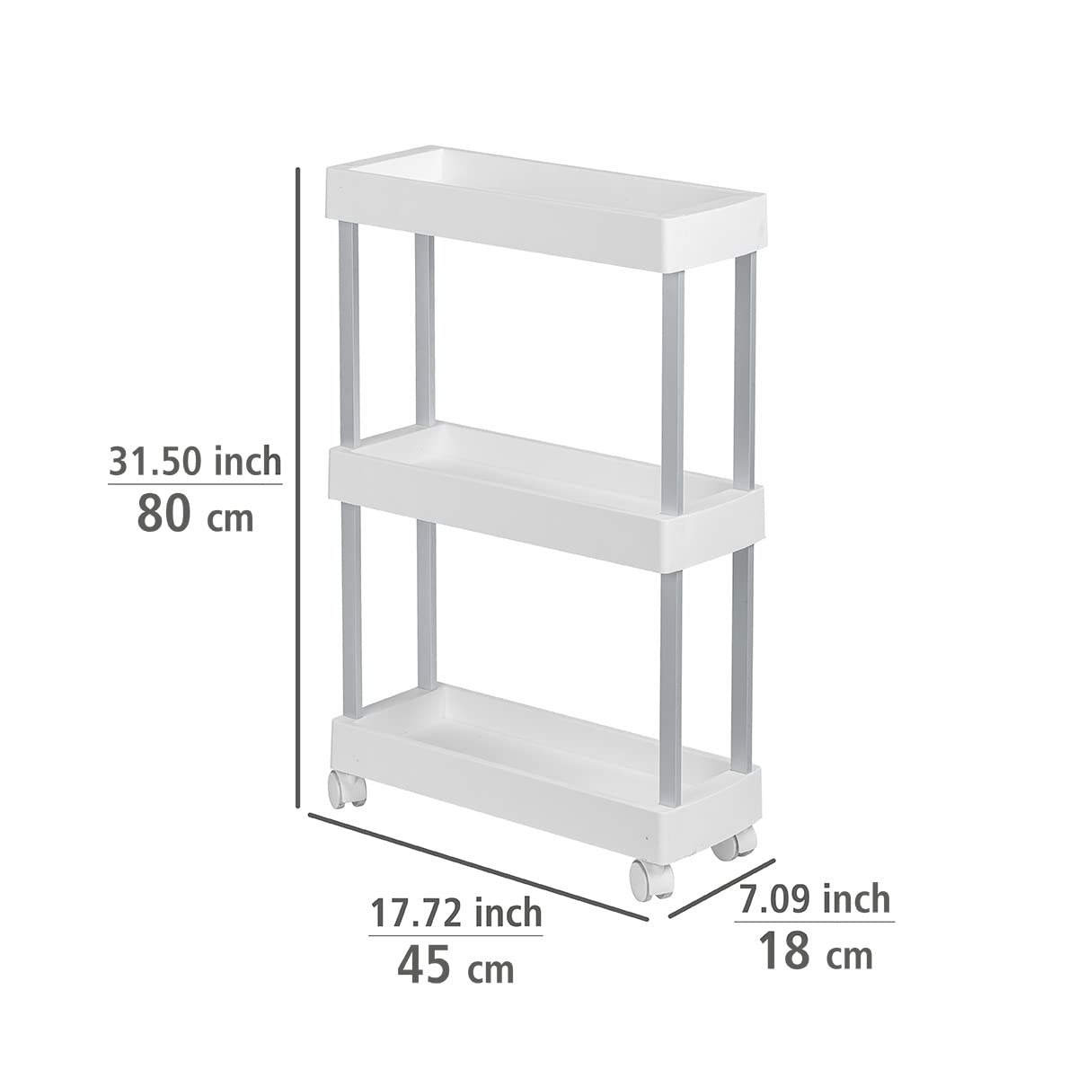 wenko-rollwagen-mino-k-chenwagen-3-etagen-18-x-80-x-45-cm-wei-silber image 4