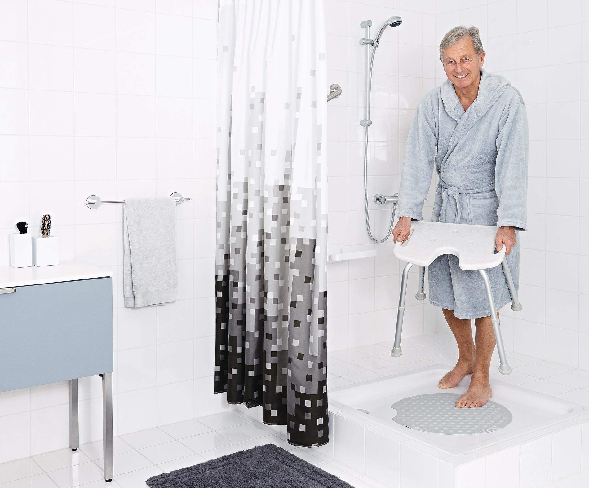 ridder-bad-hocker-sam-wei-h-henverstellbar-mit-hygieneausschnitt image 2