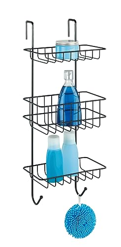 wenko-duschregal-revigo-zum-einh-ngen-3-ablagen-stahl-22-5-x-57-x-18-5-cm-schwar image 7
