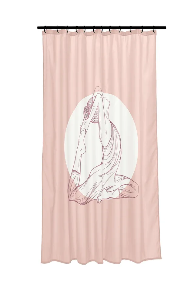 kleine-wolke-duschvorhang-textil-indra-beere-180-x-200-cm image 1