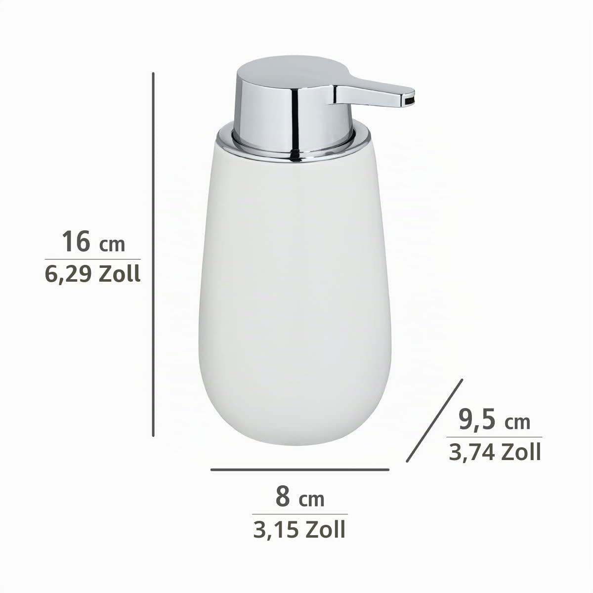 wenko-badi-seifenspender-keramik-wei-320-ml image 4