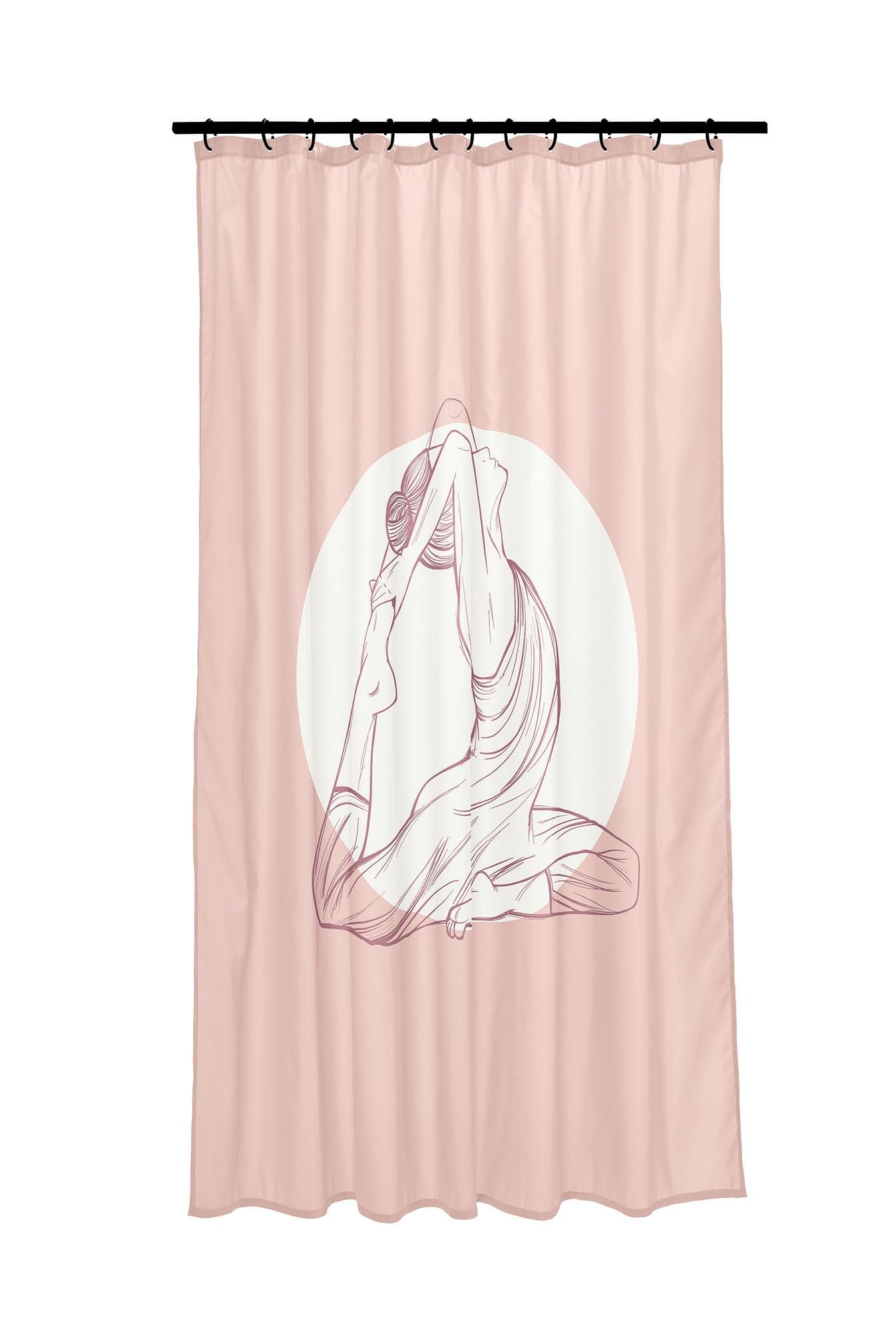 kleine-wolke-duschvorhang-textil-indra-beere-180-x-200-cm image 1