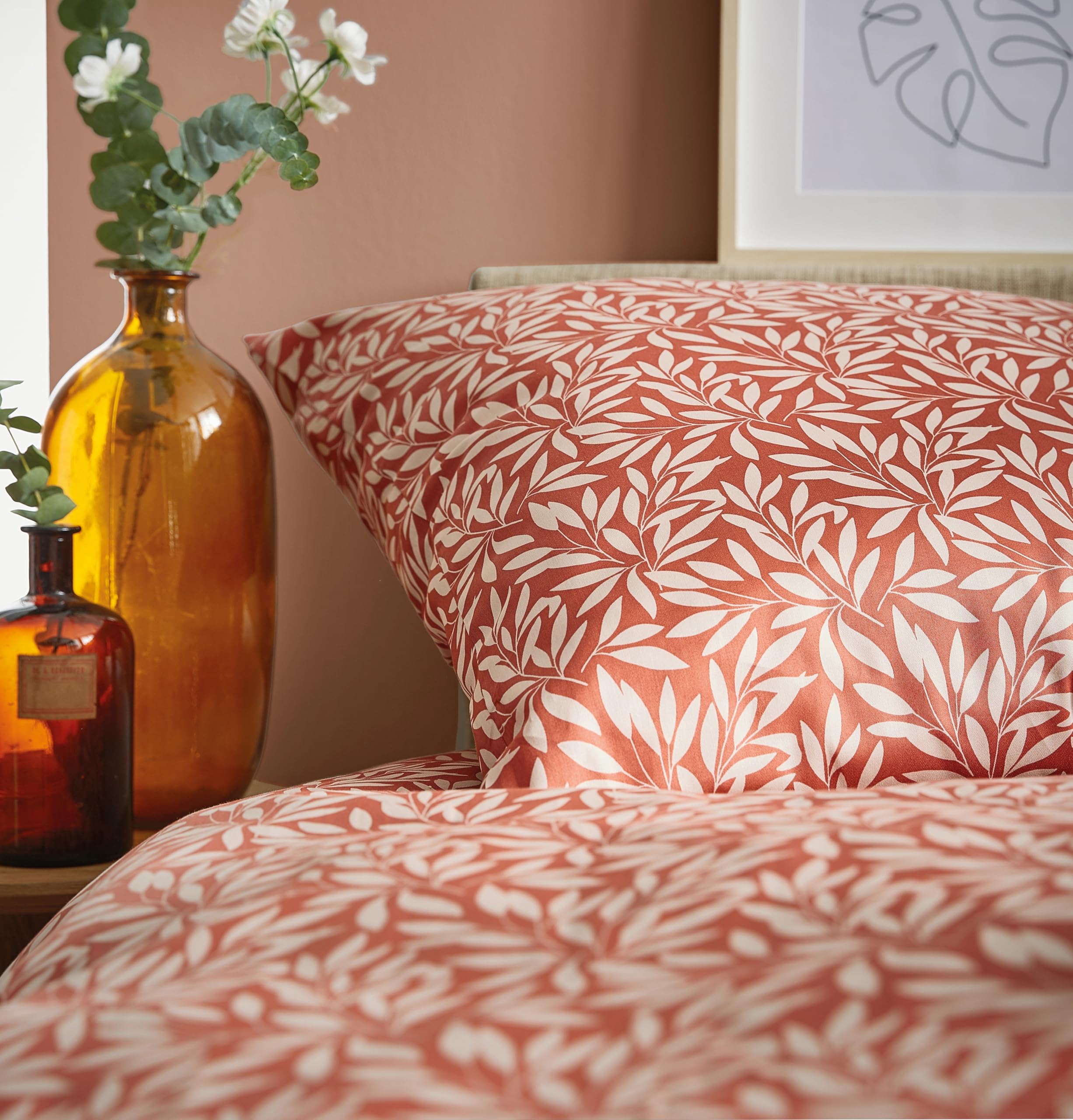 kleine-wolke-bettw-sche-salvia-satin-terracotta-135x200-80x80 image 4