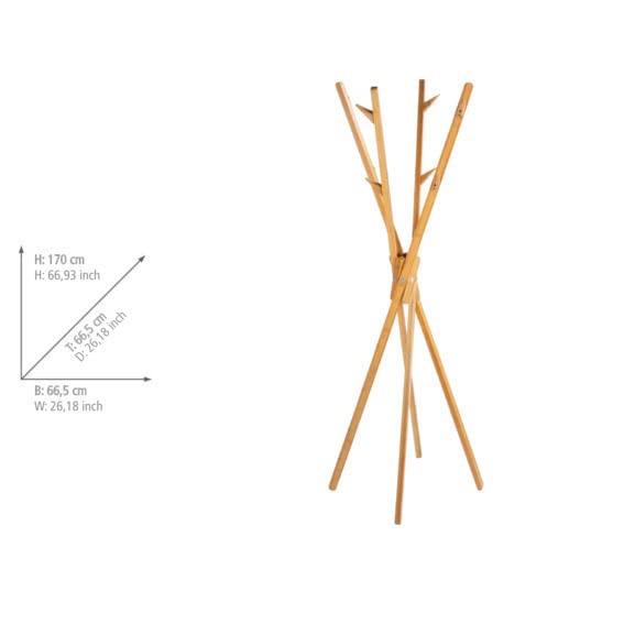 wenko-standgarderobe-mikado-aus-bambus-66-5-x-170-x-66-5-cm-braun image 7