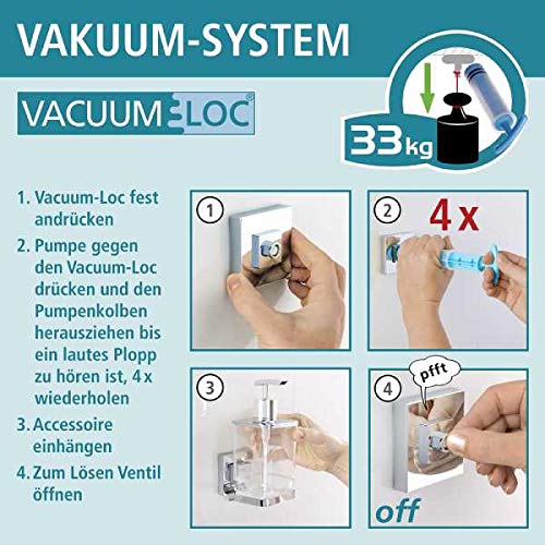 wenko-vacuum-loc-wandregal-quadro-2-etagen-edelstahl image 8
