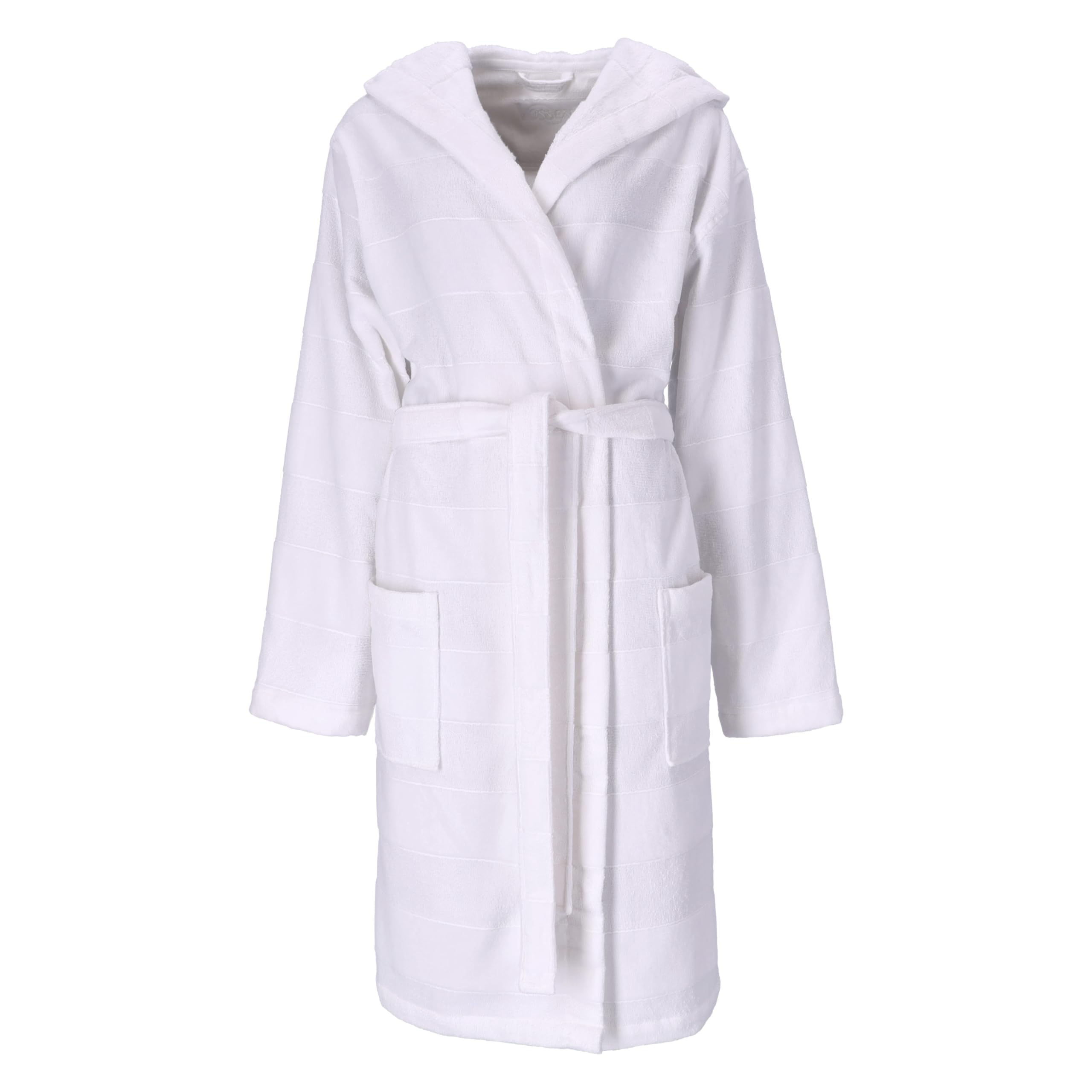 vossen-santiago-unisex-kapuzen-bademantel-schwarz-100-baumwolle-350-g-m image 4