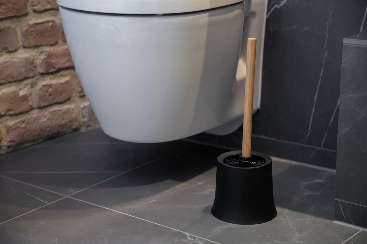 wenko-bambusa-stand-wc-garnitur-schwarz-mit-bambusstiel-14-x-38-cm image 7