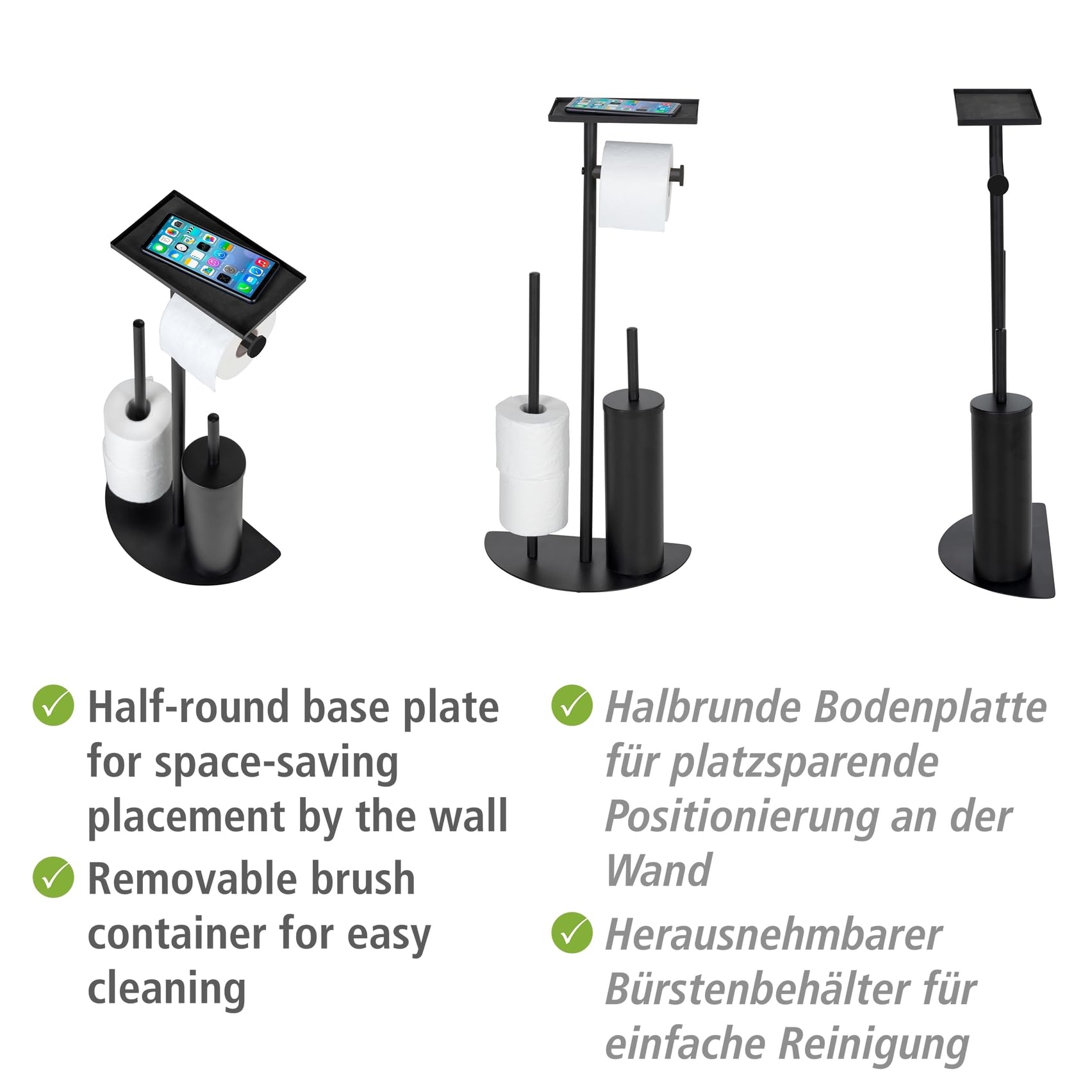 wenko-cosenza-neo-stand-wc-garnitur-4-in-1-edelstahl-schwarz-matt-32-5-x-72-x-17 image 3