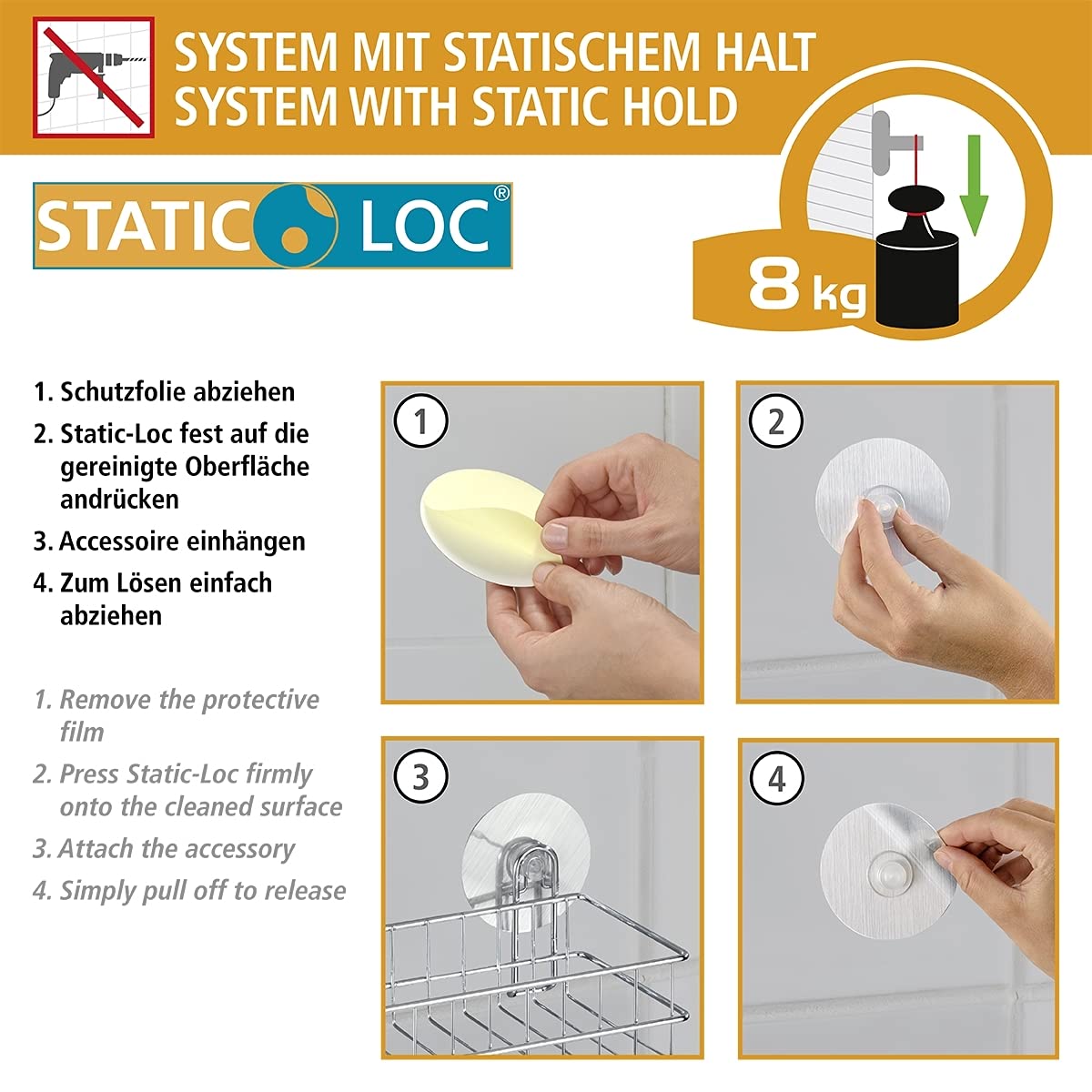 wenko-static-loc-wandablage-osimo-wei-27-x-9-5-x-12-cm-befestigung-ohne-bohren image 7