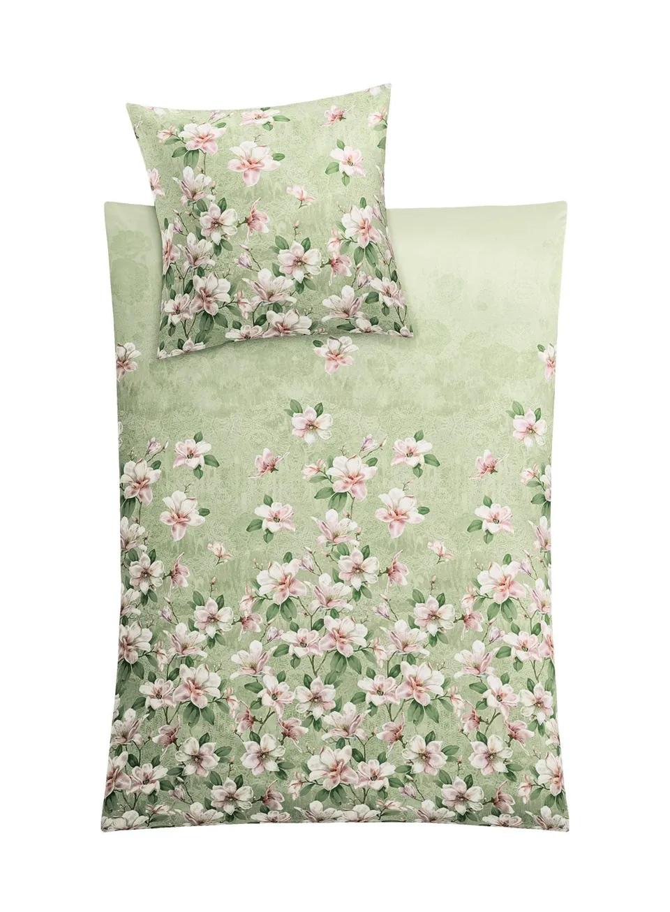 kleine-wolke-bettw-sche-satin-magnolia-distel-155-x-220-cm-80-x-80-cm image 1