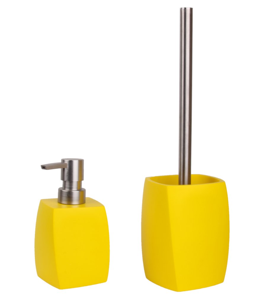 sanilo-badezimmer-set-wave-yellow-set-seifenspender-wc-b-rste-ohne-bohren image 2
