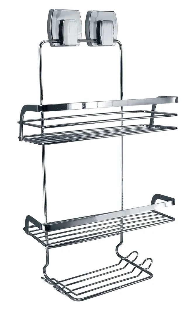 kleine-wolke-doppelkorb-levana-rechteckig-silber-metall-chromiert-6-kg image 1