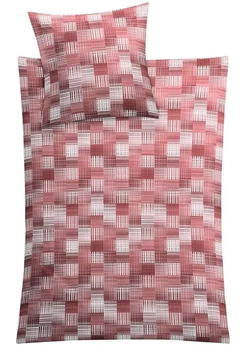 kleine-wolke-bettw-sche-satin-dany-rot-155x220-80x80 image 1