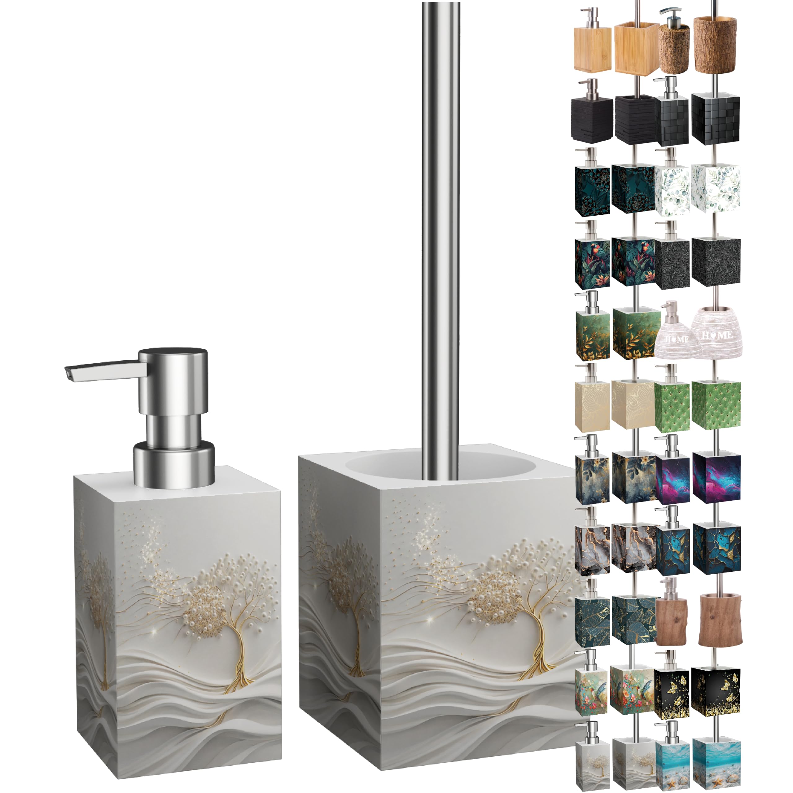 sanilo-badezimmer-set-eukalyptus-seifenspender-und-wc-b-rste-ohne-bohren image 7