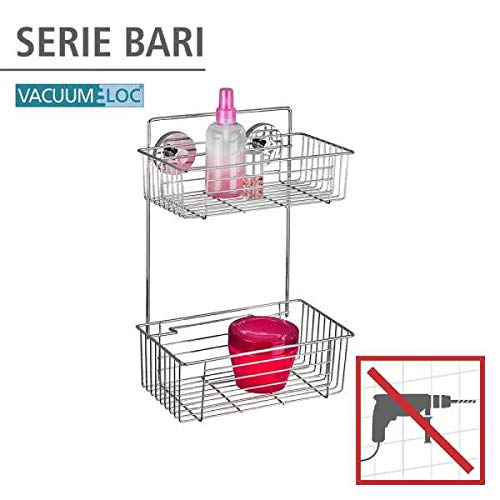 wenko-bari-wandregal-2-etagen-vacuum-loc-26-x-38-x-17-cm-chrom image 4