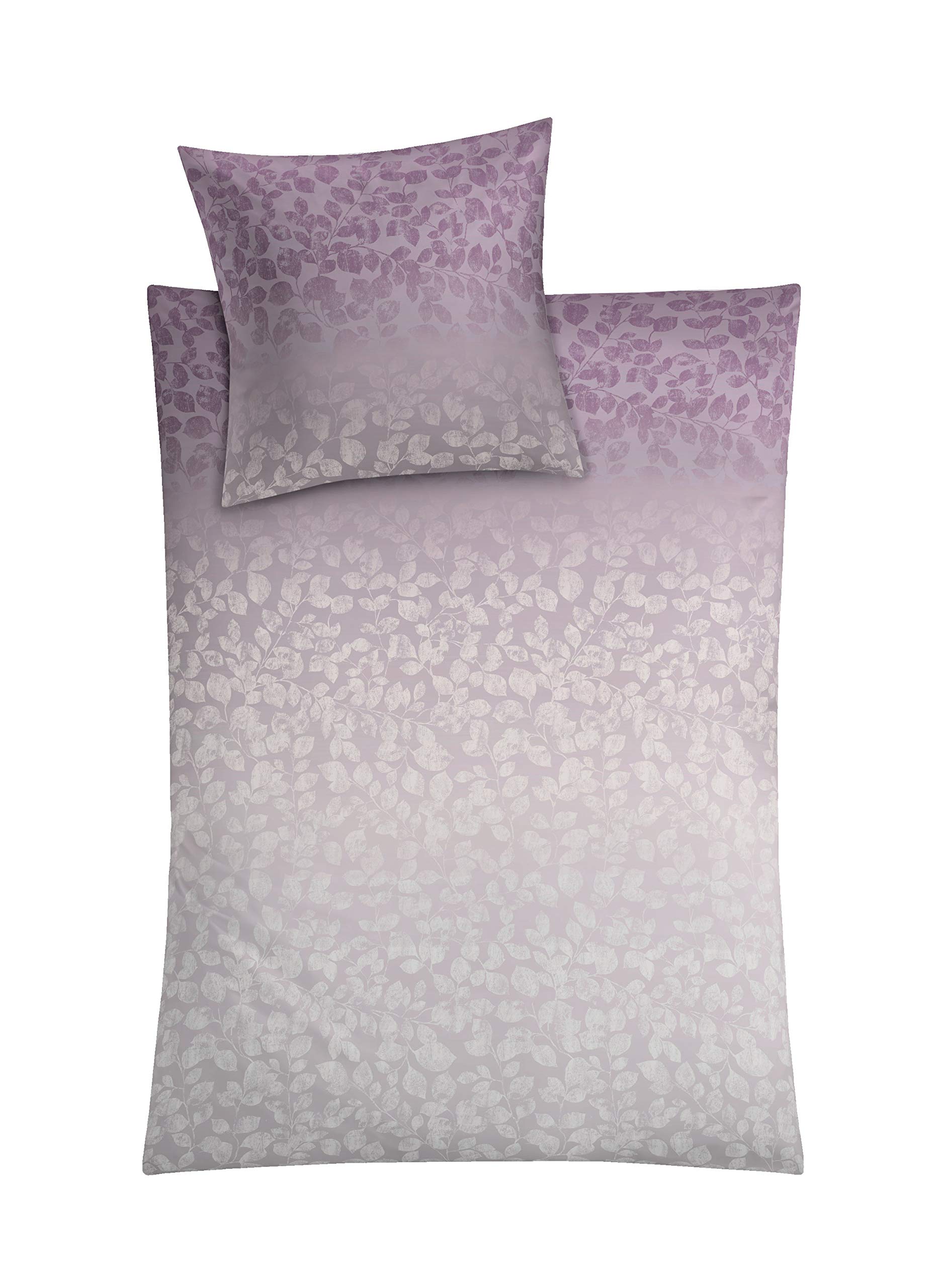 kleine-wolke-florence-mako-satin-bettw-sche-155x220-silber-bl-tter image 1