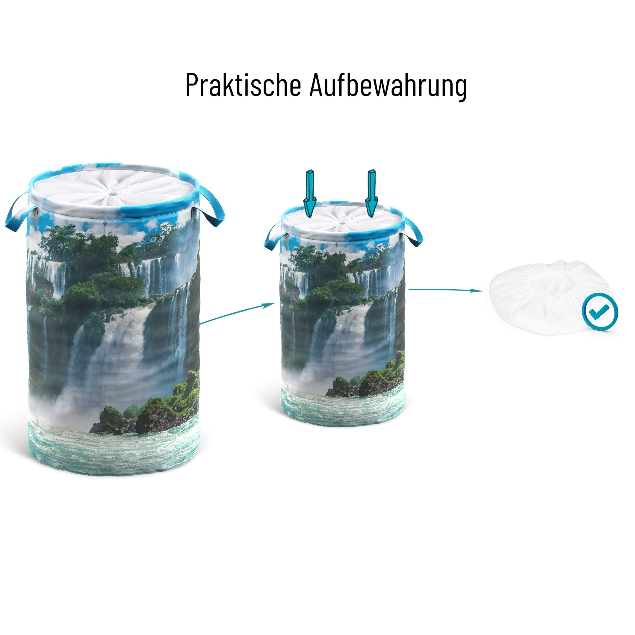 sanilo-w-schekorb-faltbar-60-liter-wasserfall-rund-mit-griffen-und-abdeckung image 6