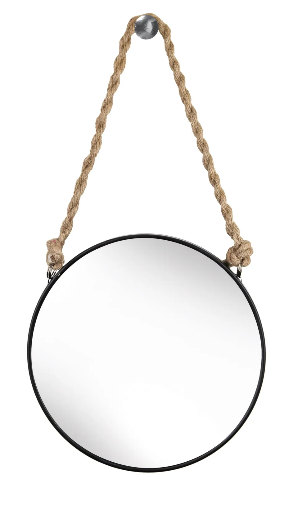 kleine-wolke-rope-mirror-kosmetikspiegel-schwarz-23-cm image 1