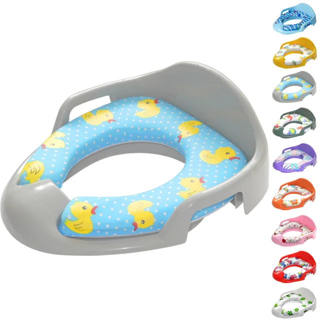 sanilo-toilettentrainer-grau-gepolsterter-wc-sitz-f-r-babys-und-kleinkinder image 1