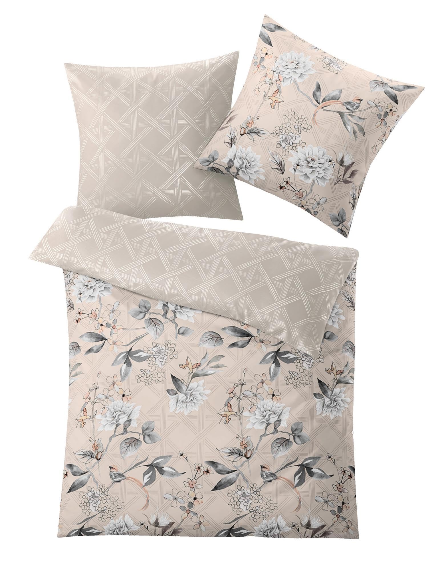 kleine-wolke-bettw-sche-satin-kessia-taupe-135-x-200-cm-80-x-80-cm image 1