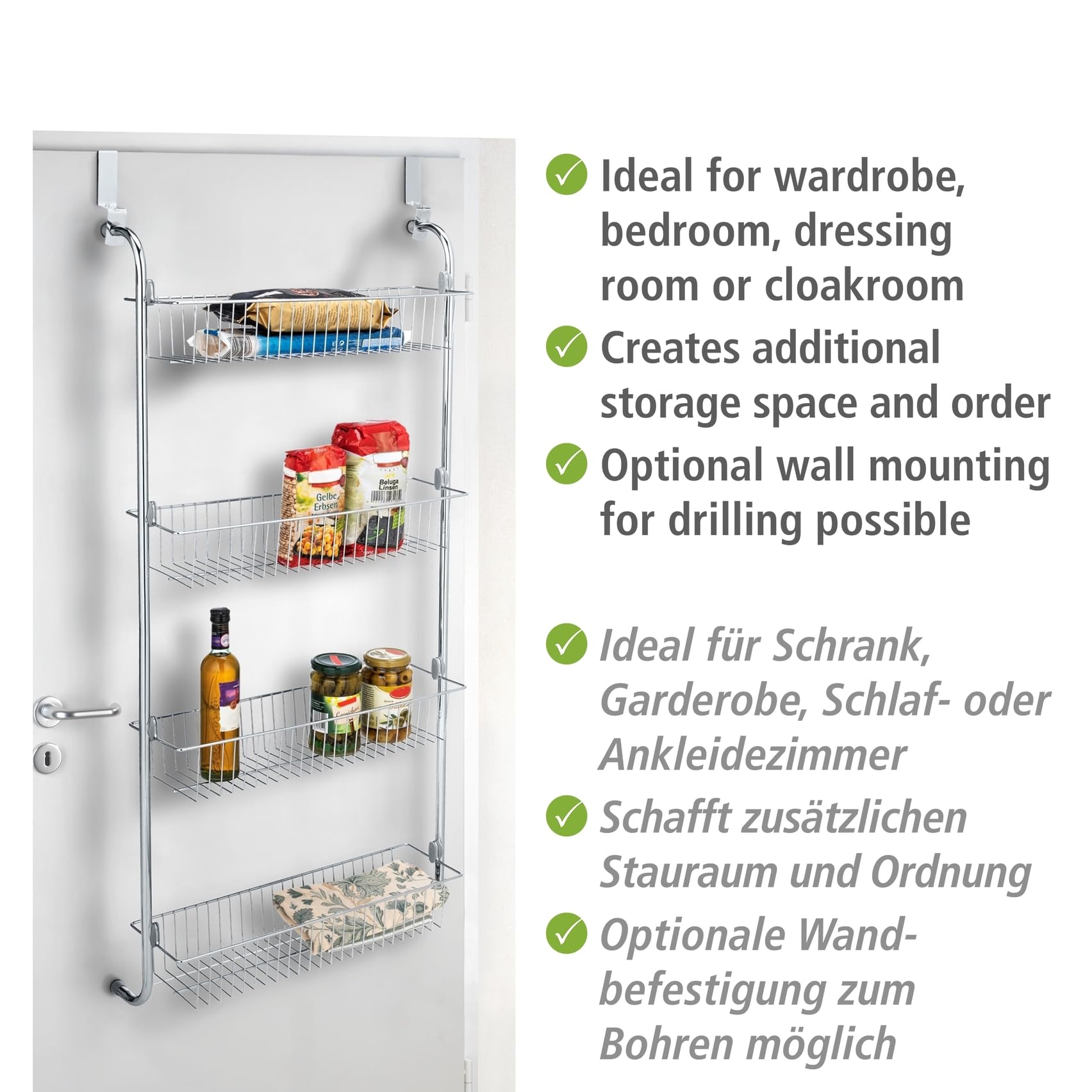 wenko-t-rregal-xl-mit-4-k-rben-h-ngeregal-50-x-109-x-14-cm-verchromt image 6