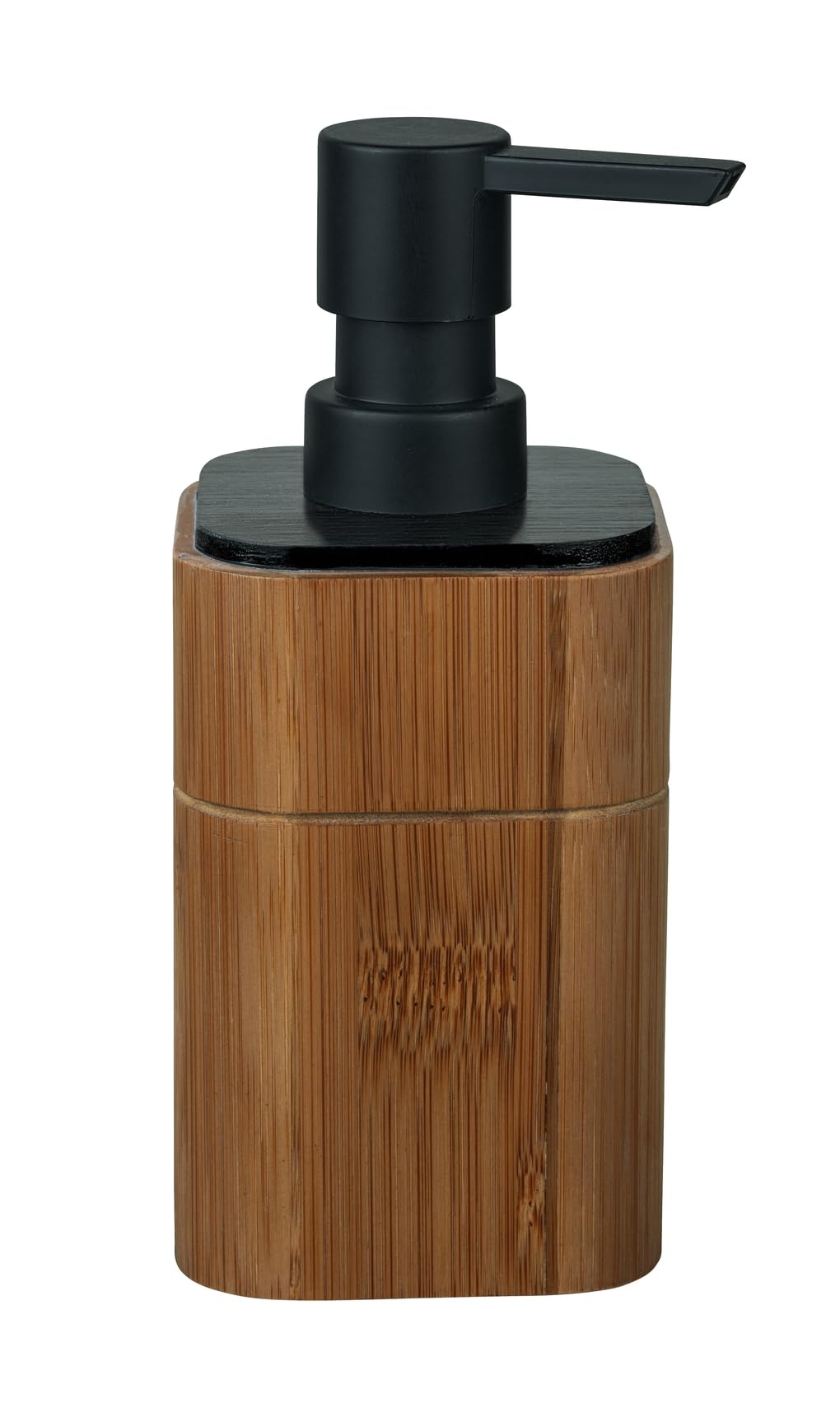 wenko-serro-seifenspender-200-ml-aus-bambus-schwarz image 2