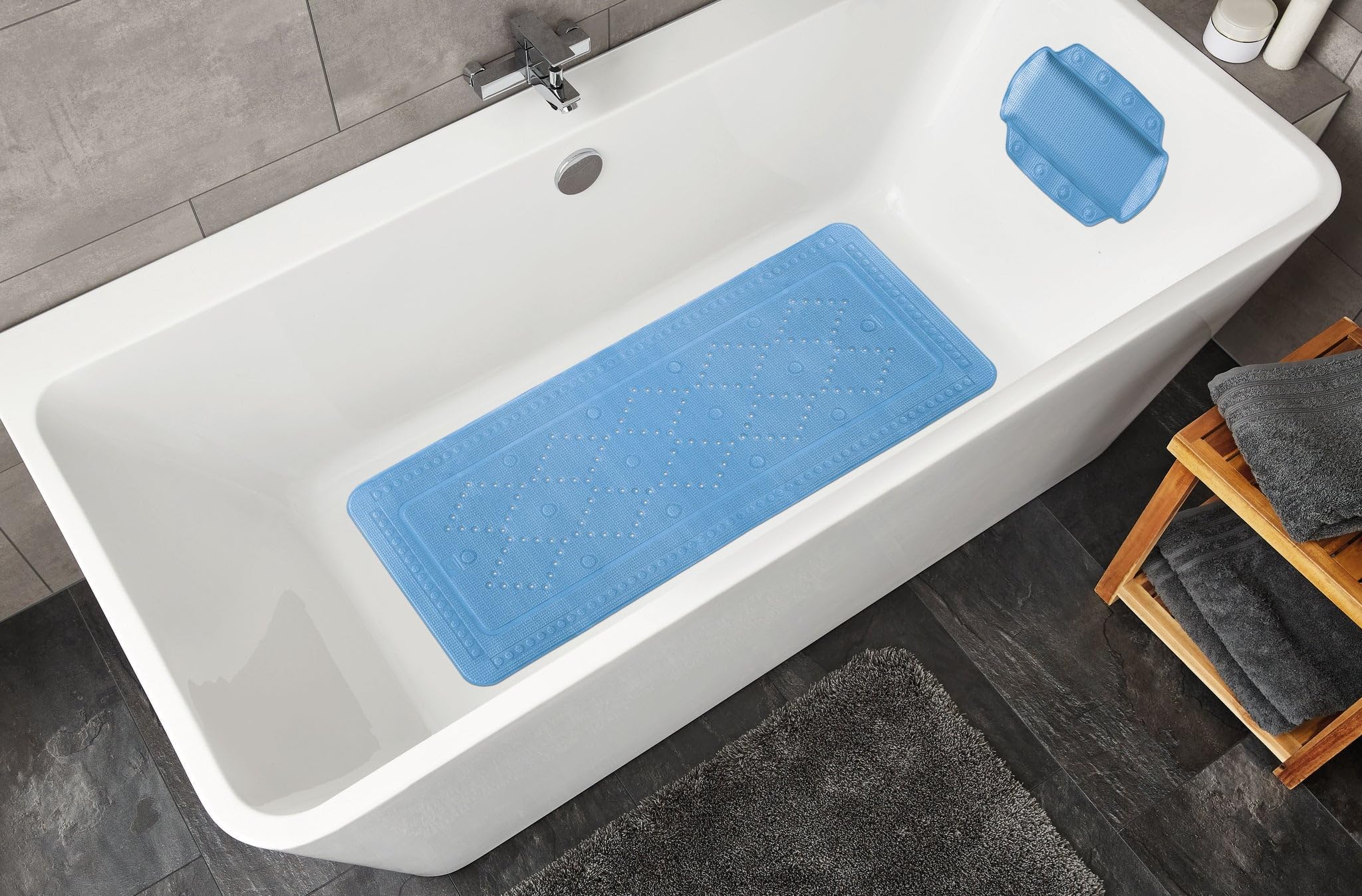 kleine-wolke-wanneneinlage-arosa-blau-36-x-92-cm-pvc image 2