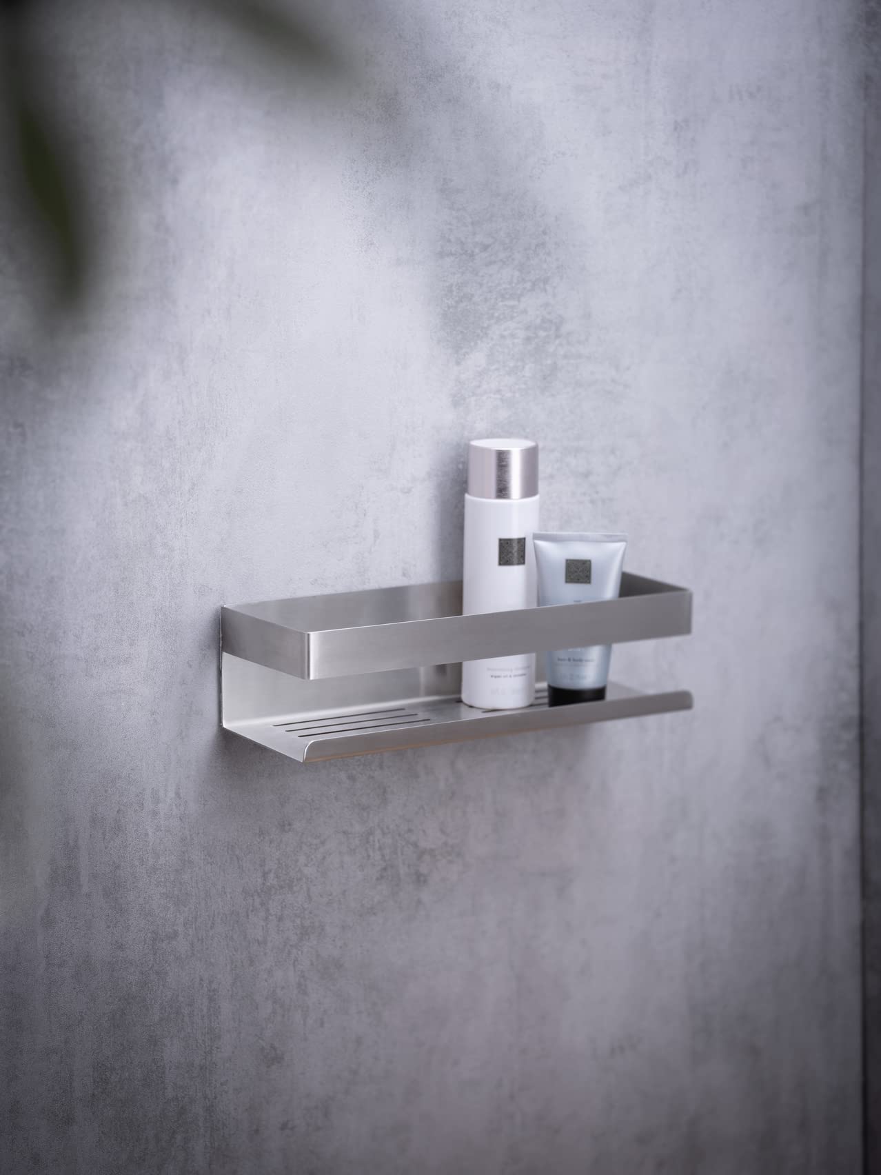 wenko-genova-matt-wandablage-edelstahl-30-x-8-x-10-5-cm image 2
