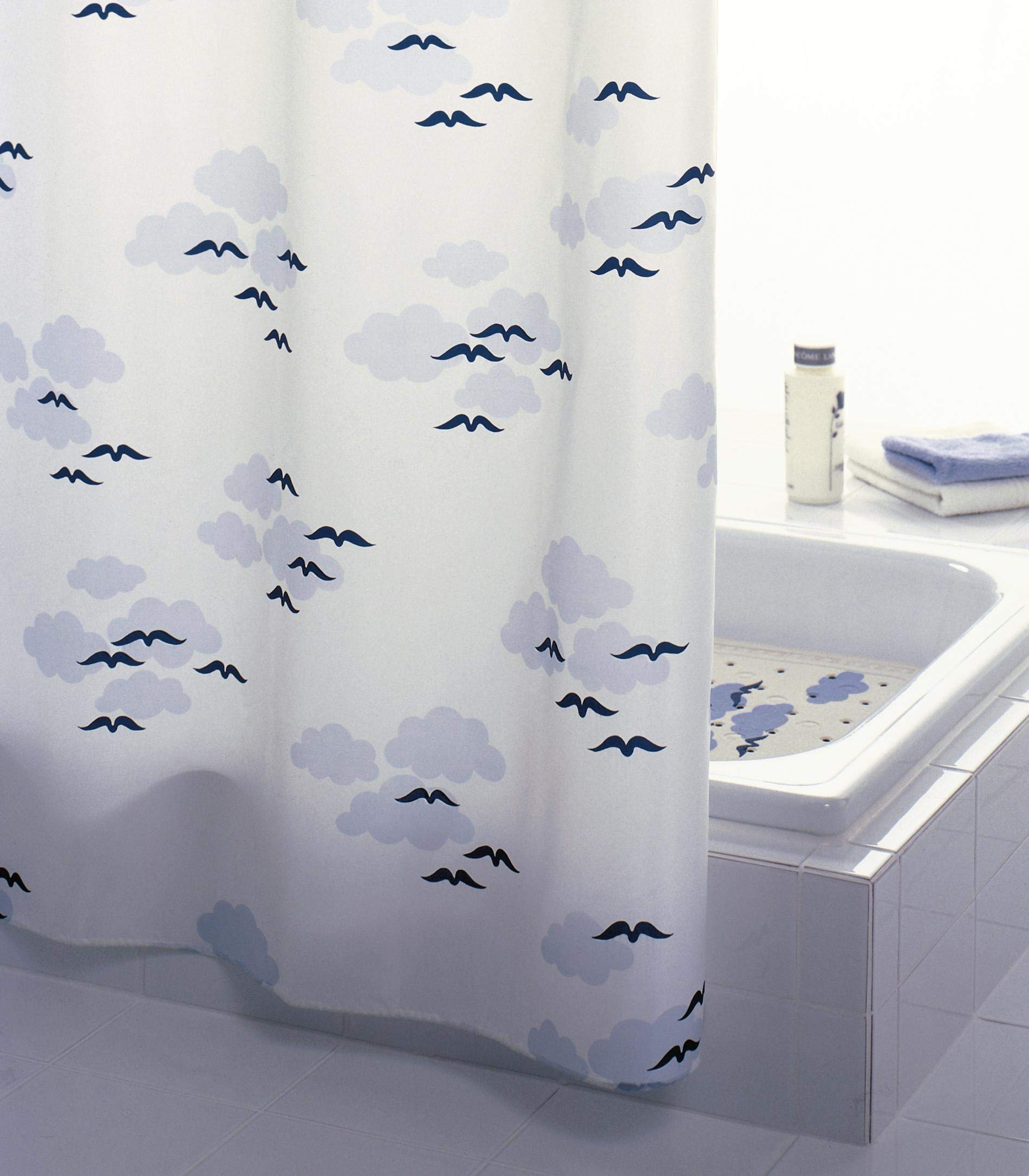 ridder-duschvorhang-textil-helgoland-blau-120-x-200-cm image 2