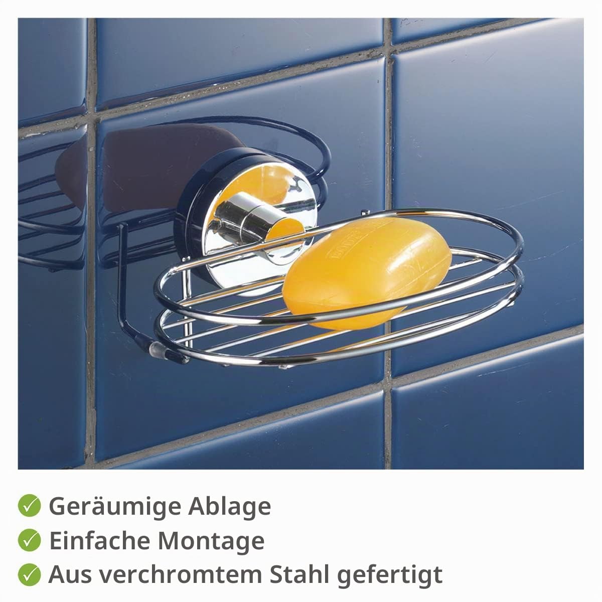wenko-milazzo-wand-seifenablage-vacuum-loc-aus-chrom-metall-17-x-7-5-x-12-cm image 5