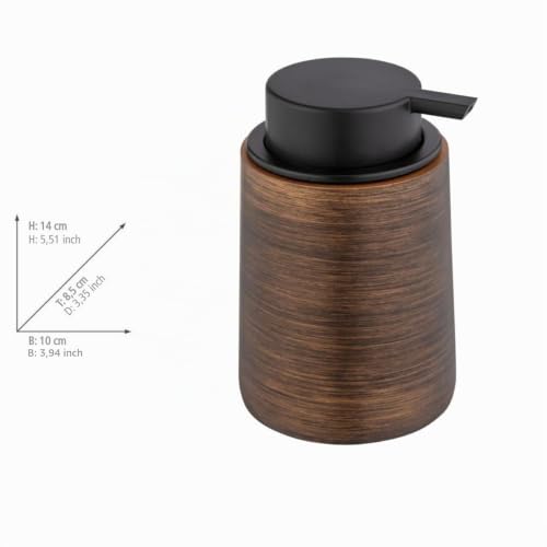 wenko-seifenspender-palena-250-ml-polyresin-bronze image 6