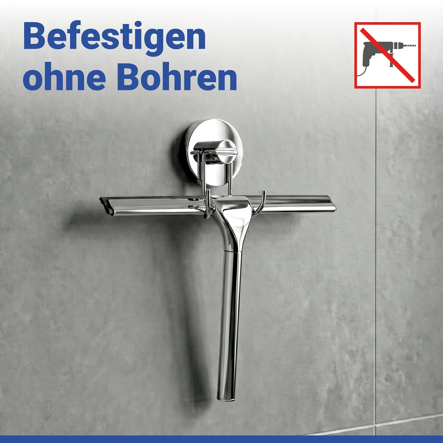 wenko-vacuum-loc-duschabzieher-25-cm-edelstahl-mit-vakuum-haken-ohne-bohren image 4