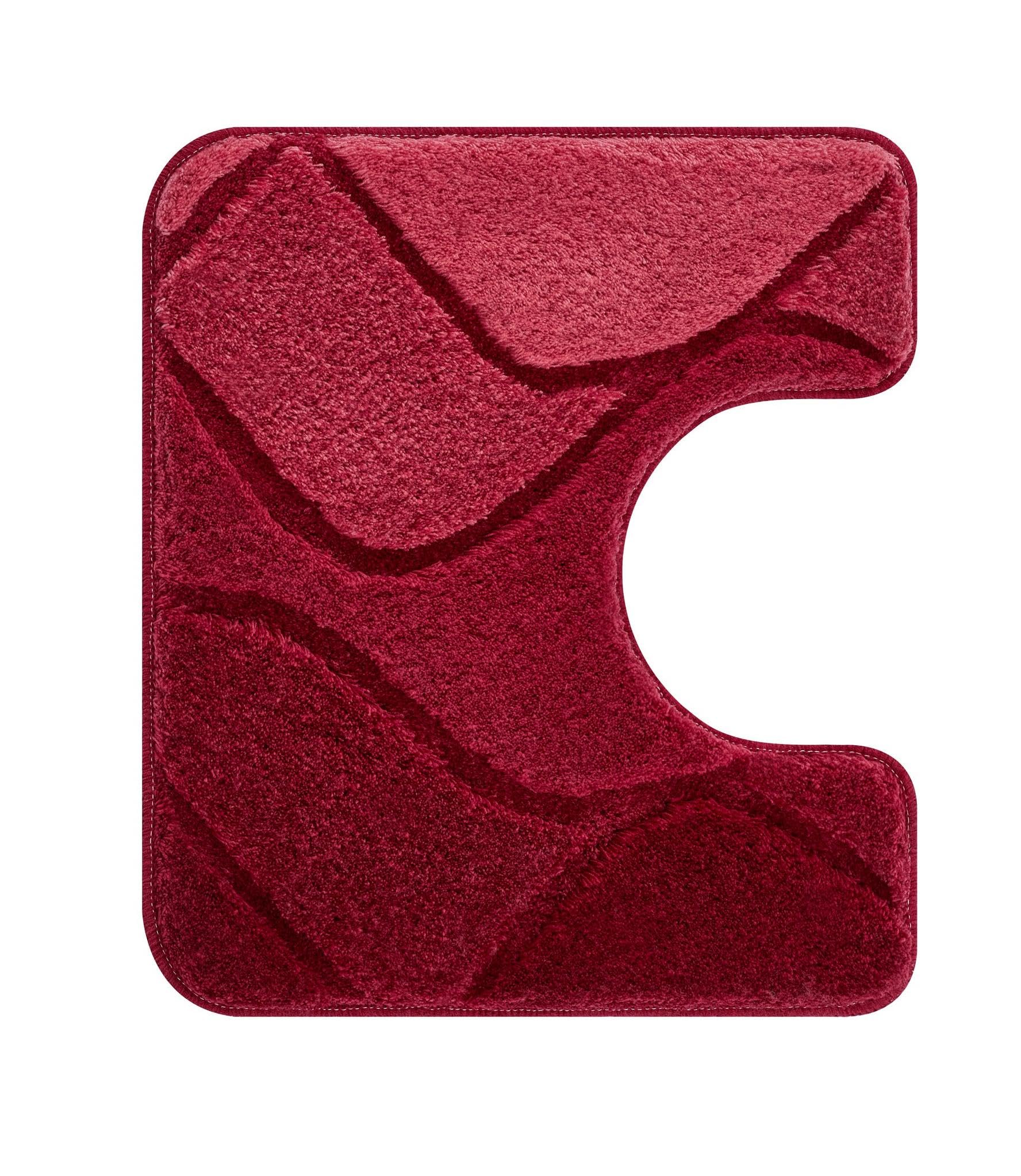 kleine-wolke-wc-vorleger-fiona-bordeaux-55-x-50-cm-mit-ausschnitt image 1