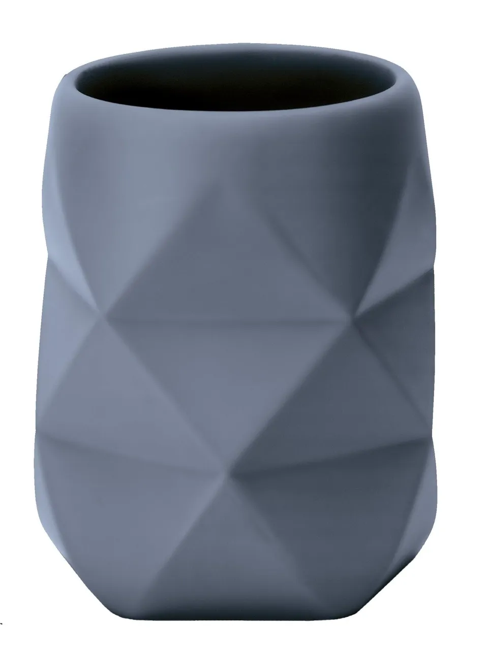 kleine-wolke-zahnputzbecher-crackle-mare-300-ml-polyresin-matt-blau-grau image 1